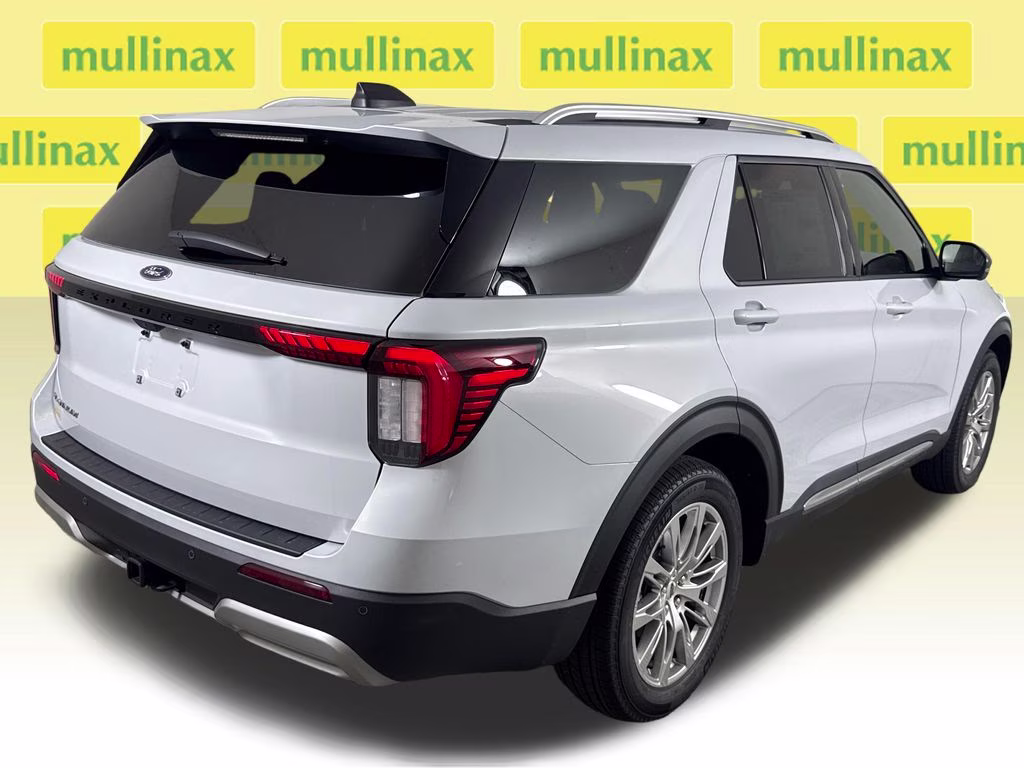 2026 Space White Metallic Ford Explorer Platinum RWD SUV