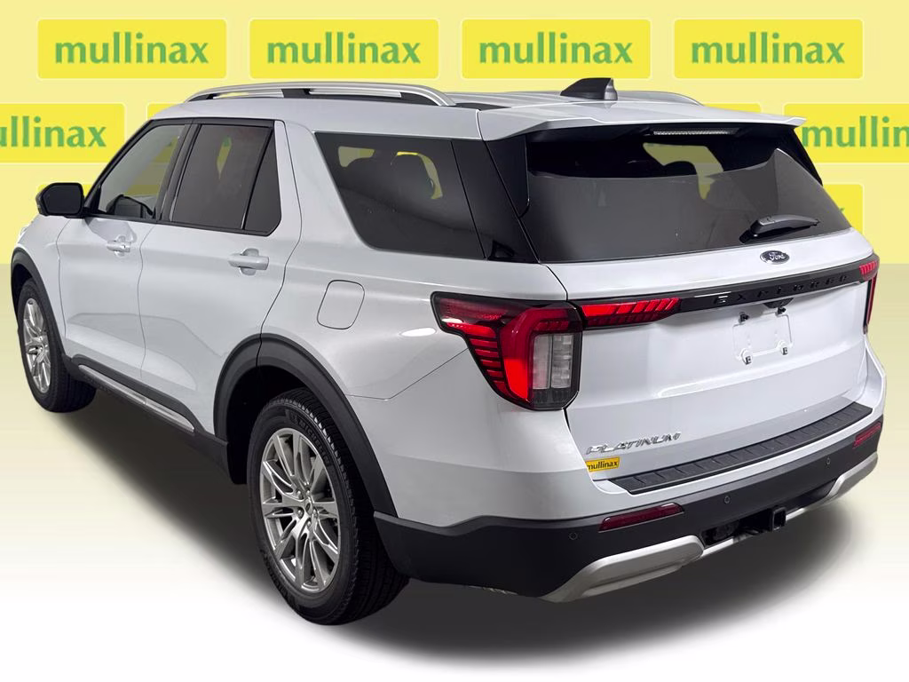 2026 Space White Metallic Ford Explorer Platinum RWD SUV