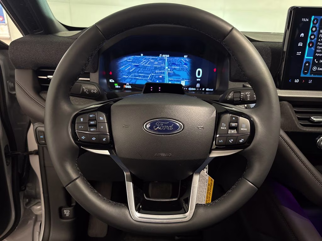 2026 Space White Metallic Ford Explorer Platinum RWD SUV