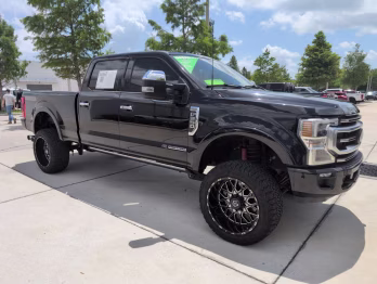 2022 Black Metallic Ford Super Duty F-250 SRW Platinum 4X4 Truck