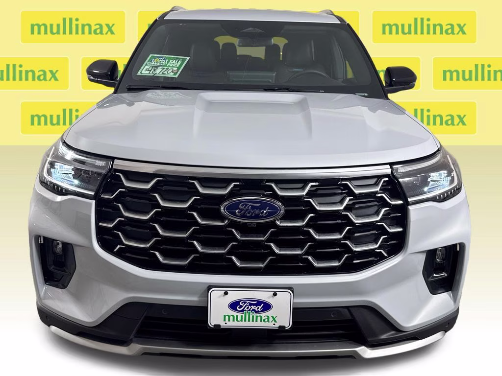 2026 Space White Metallic Ford Explorer Platinum RWD SUV