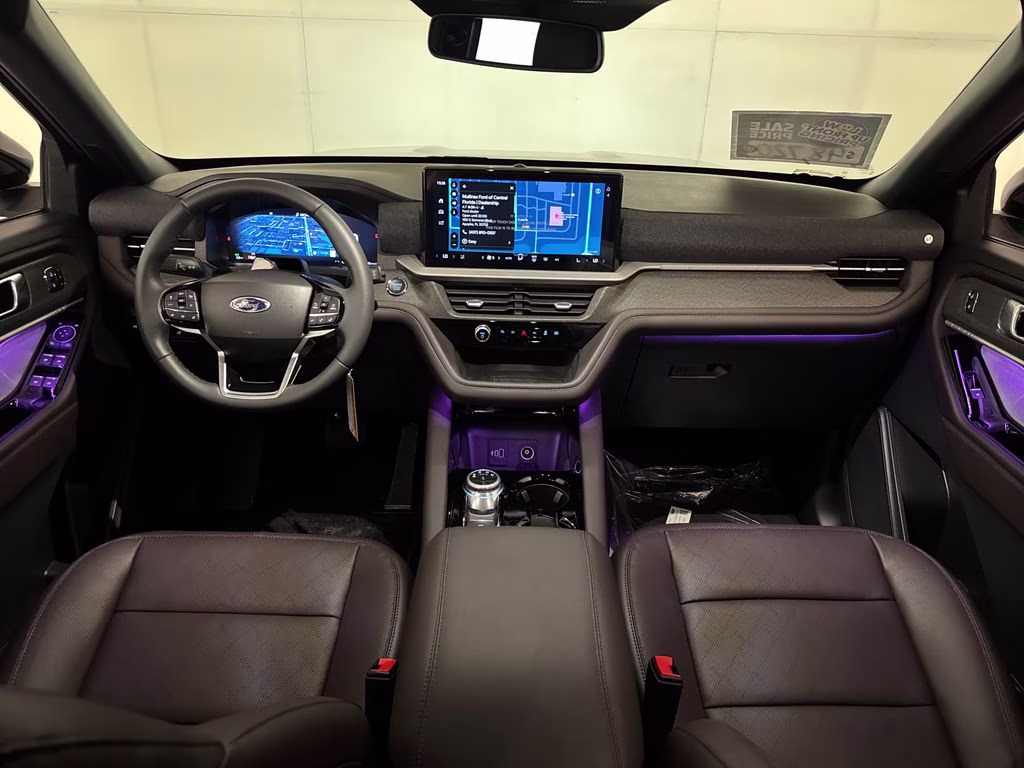 2026 Space White Metallic Ford Explorer Platinum RWD SUV