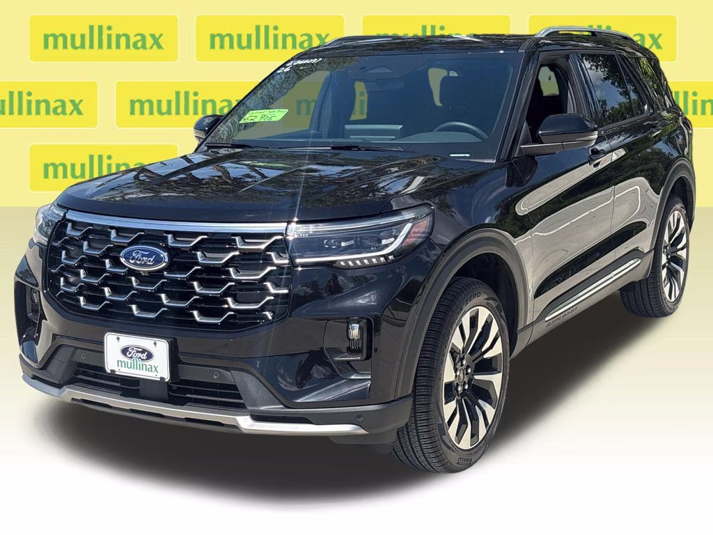 2026 Black Metallic Ford Explorer Platinum 4X4 SUV