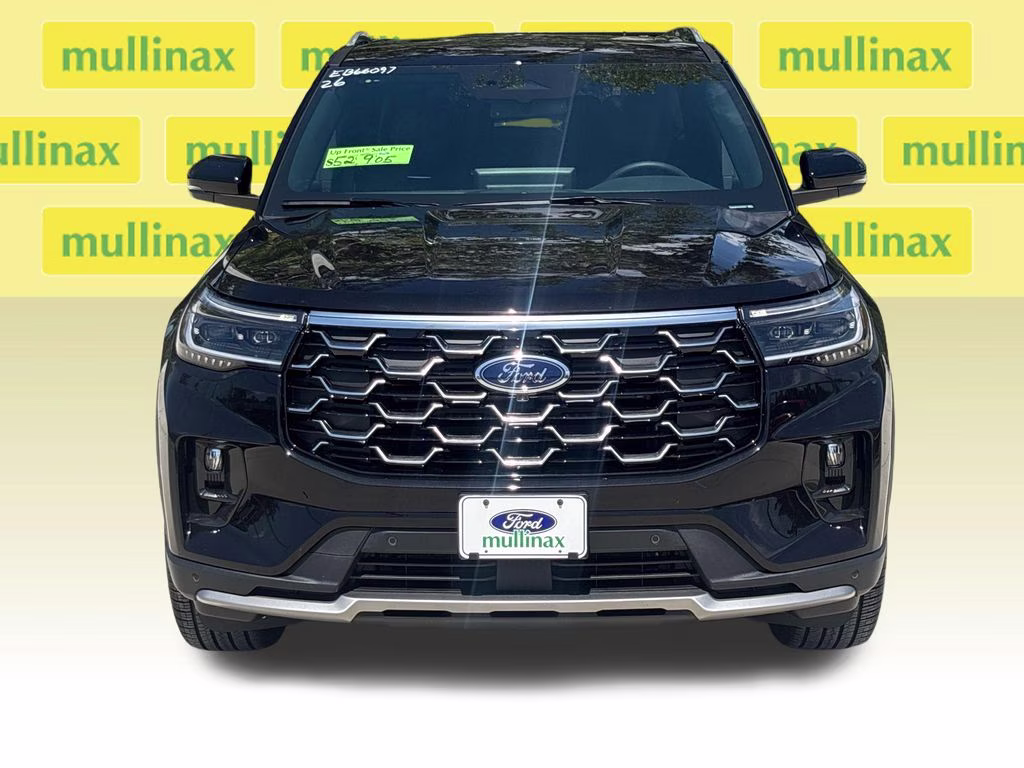 2026 Black Metallic Ford Explorer Platinum 4X4 SUV