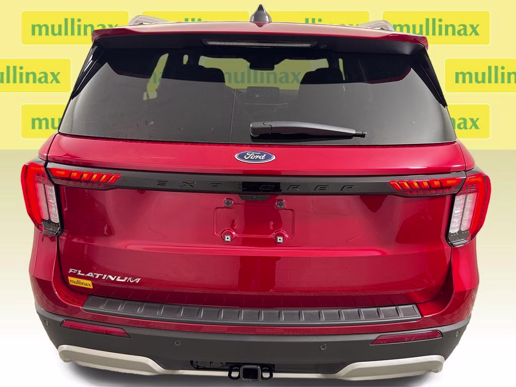 2026 Rapid Red Metallic Tinted Clearcoat Ford Explorer Platinum RWD SUV
