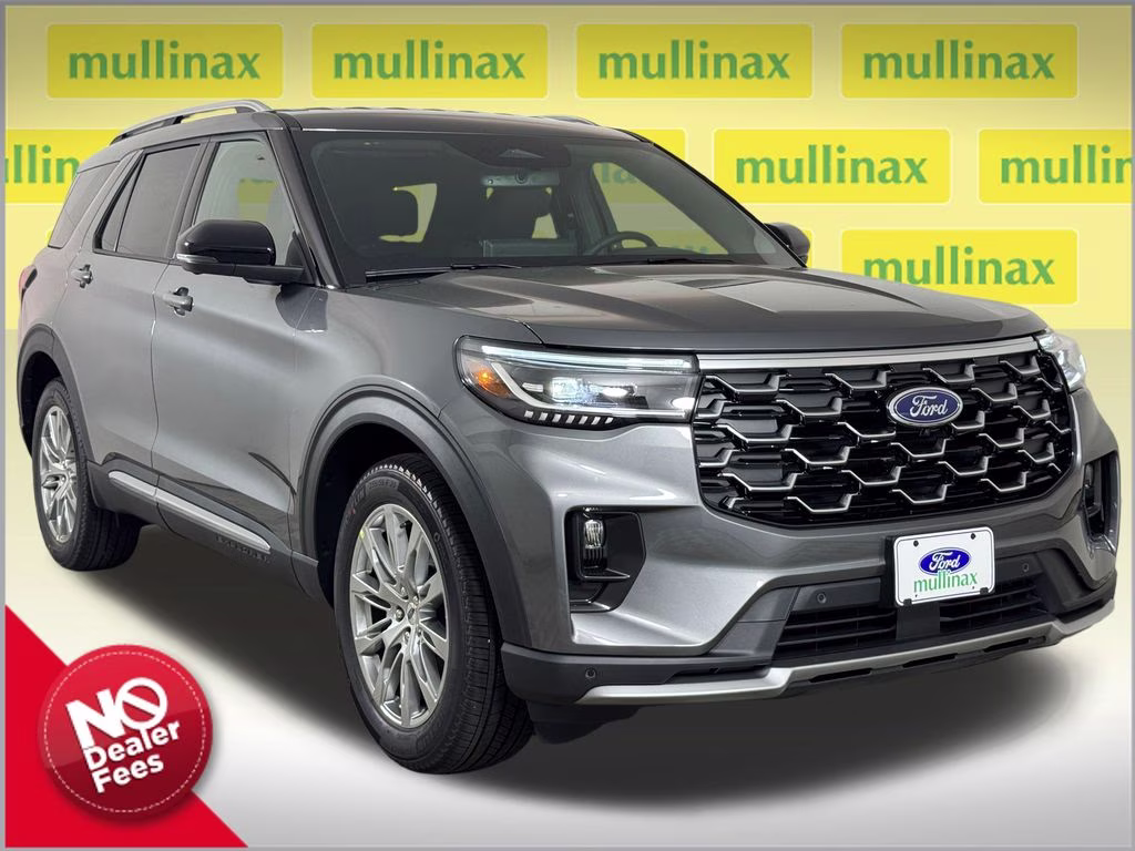 2026 Carbonized Gray Metallic Ford Explorer Platinum RWD SUV