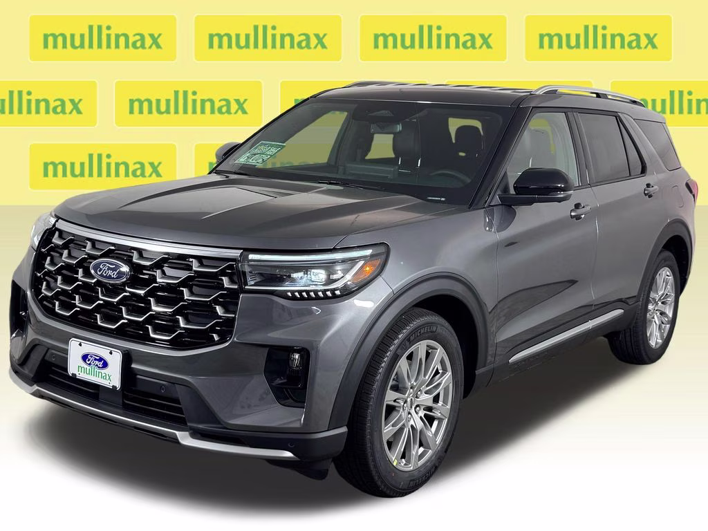 2026 Carbonized Gray Metallic Ford Explorer Platinum RWD SUV