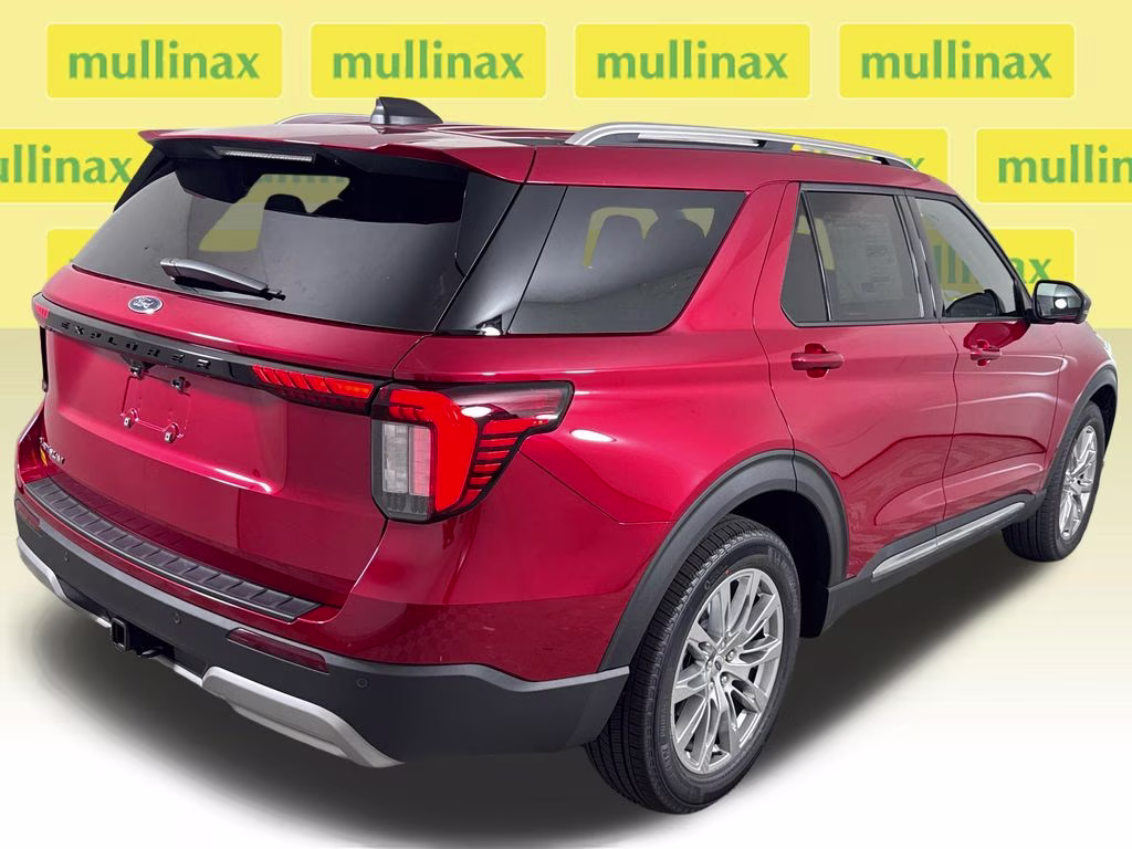 2026 Rapid Red Metallic Tinted Clearcoat Ford Explorer Platinum RWD SUV