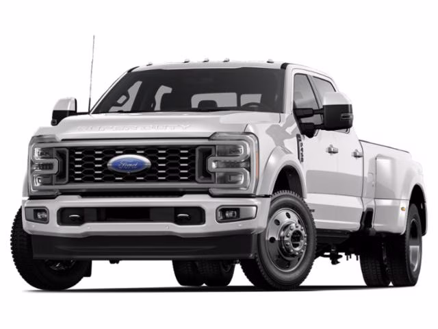 2024 White Metallic Ford Super Duty F-450 DRW Platinum DRW 4X4 Truck