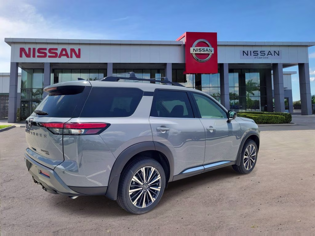 2026 Boulder Gray Pearl Nissan Pathfinder Platinum 4X4 SUV