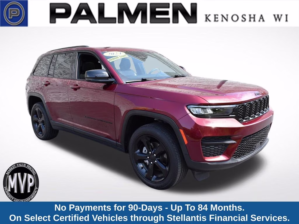 2024 Velvet Red Pearlcoat Jeep Grand Cherokee Altitude X 4X4 SUV