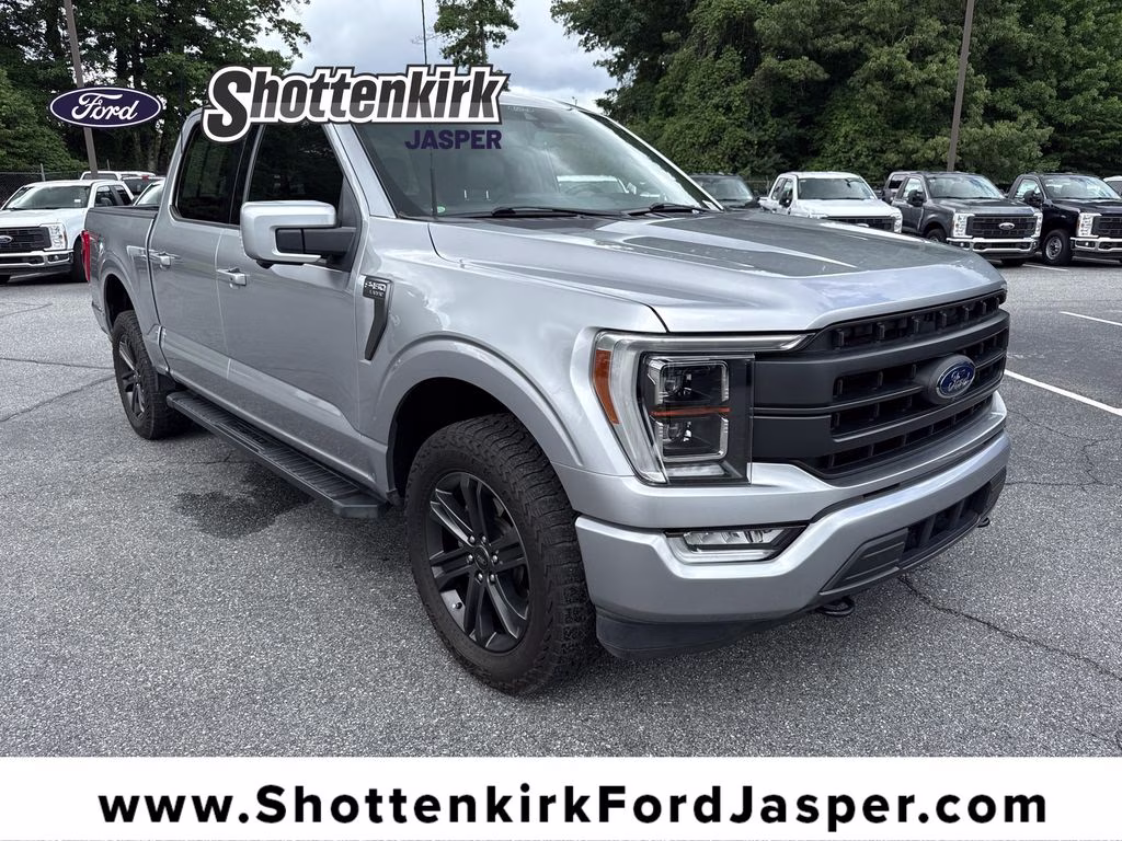 2021 Iconic Silver Metallic Ford F-150 Lariat 4X4 Truck