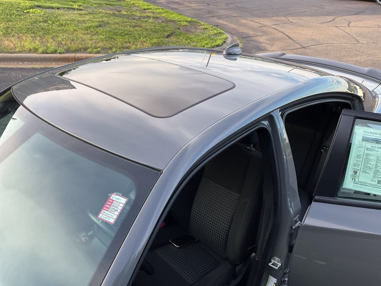 2023 Destroyer Gray Clearcoat Dodge Charger SXT AWD Sedan