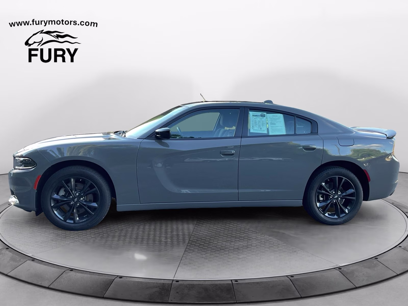 2023 Destroyer Gray Clearcoat Dodge Charger SXT AWD Sedan