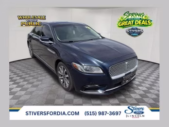 2017 Sapphire Blue Metallic Lincoln Continental Premiere FWD Sedan