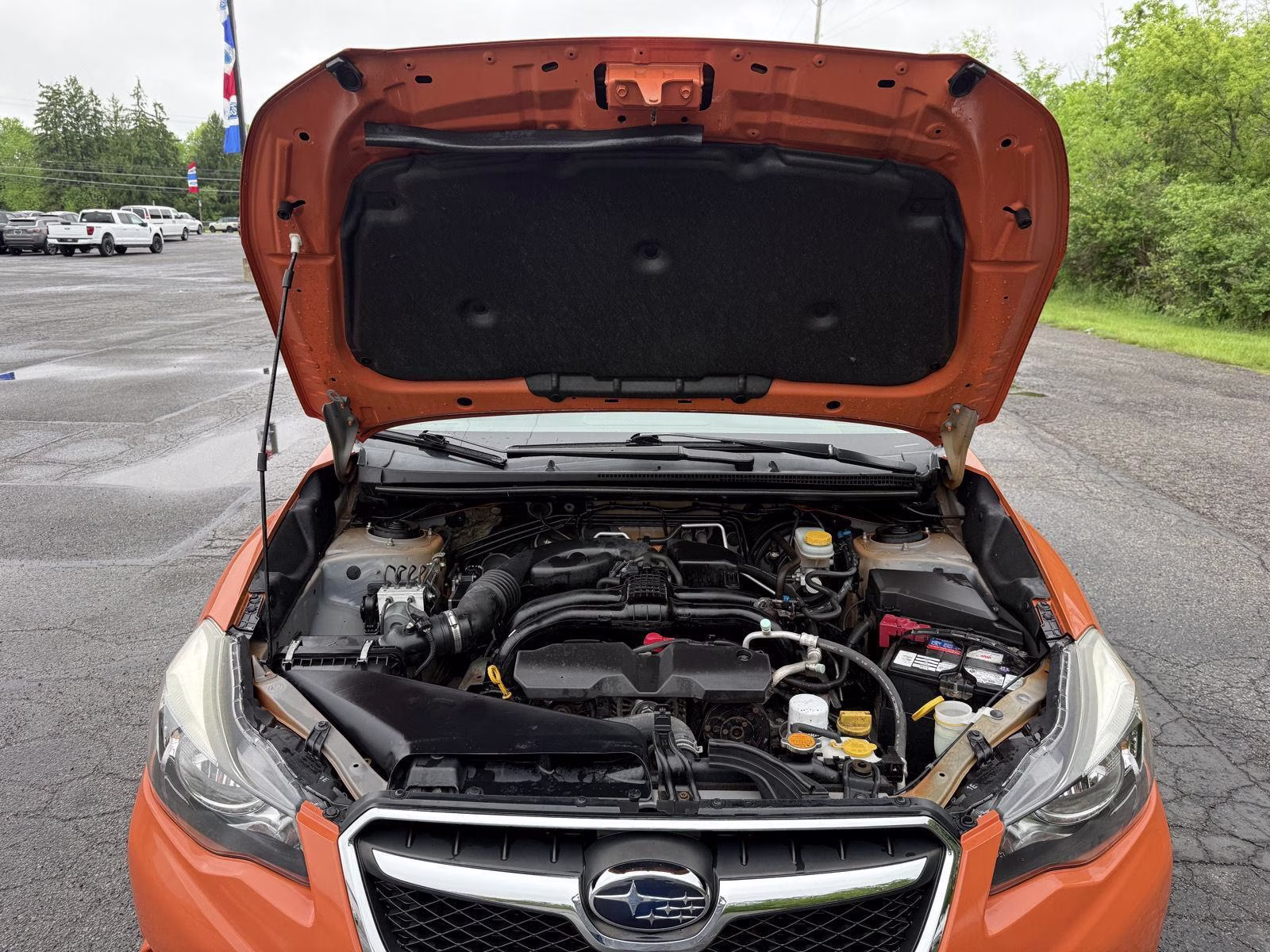 2014 Tangerine Orange Pearl Subaru XV Crosstrek Limited AWD SUV