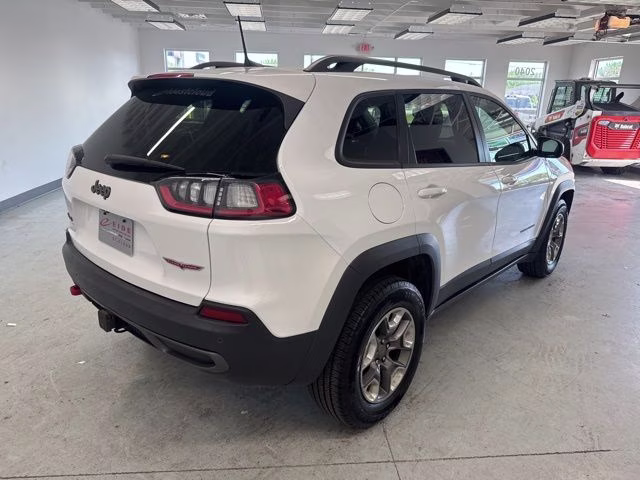 2019 Bright White Clearcoat Jeep Cherokee Trailhawk 4X4 SUV