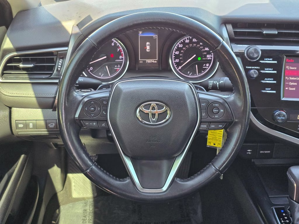 2019 Celestial Silver Metallic Toyota Camry SE FWD Sedan
