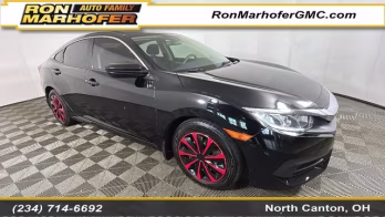 2017 Black Honda Civic LX FWD Sedan