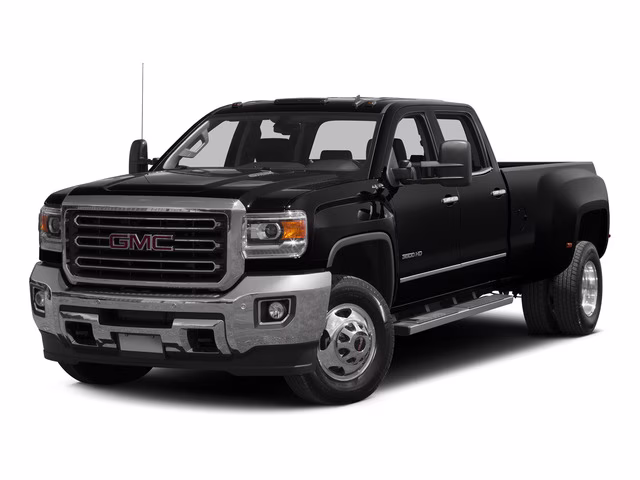 2015 Onyx Black GMC Sierra 3500HD SLT 4X4 Truck