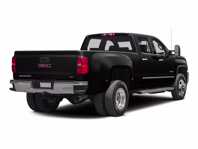 2015 Onyx Black GMC Sierra 3500HD SLT 4X4 Truck