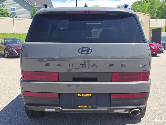 2026 Serenity White Hyundai Santa Fe Hybrid Calligraphy AWD SUV