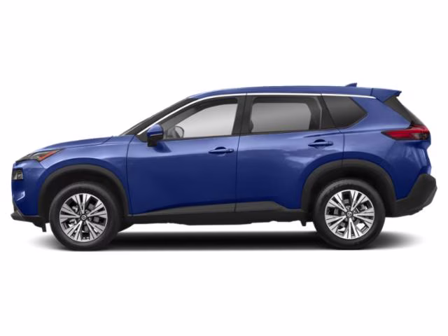 2021 Caspian Blue Metallic Nissan Rogue SV FWD SUV