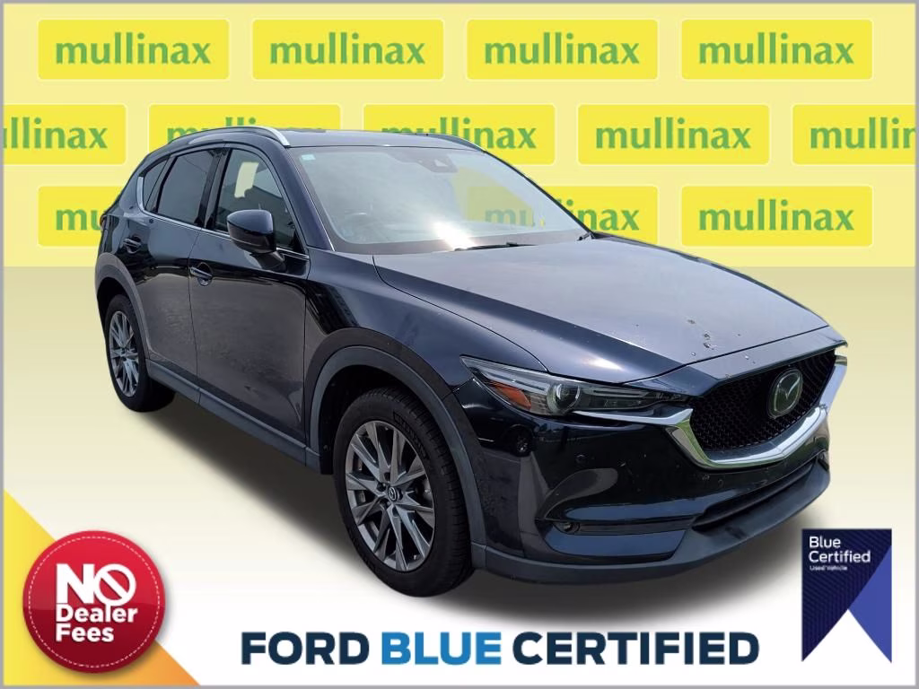 2019 Deep Crystal Blue Mica Mazda CX-5 Signature AWD SUV