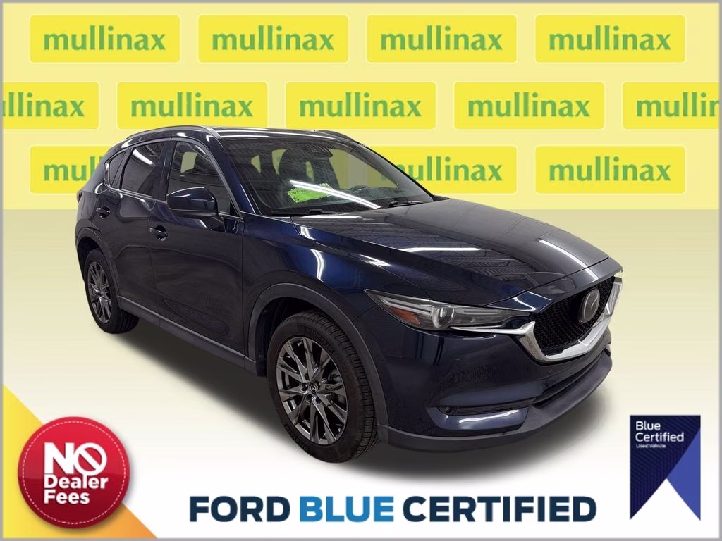 2019 Deep Crystal Blue Mica Mazda CX-5 Signature AWD SUV