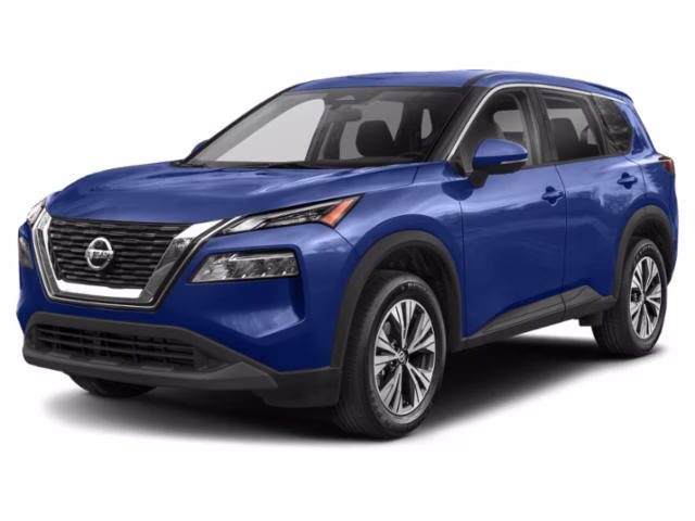 2021 Caspian Blue Metallic Nissan Rogue SV FWD SUV