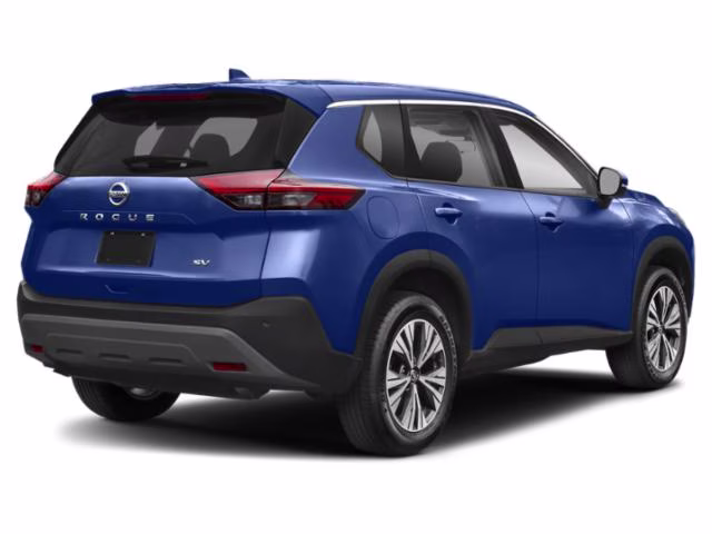 2021 Caspian Blue Metallic Nissan Rogue SV FWD SUV