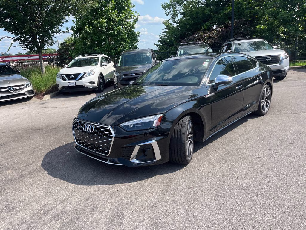 2024 Black Audi S5 Sportback Premium Plus AWD Hatchback