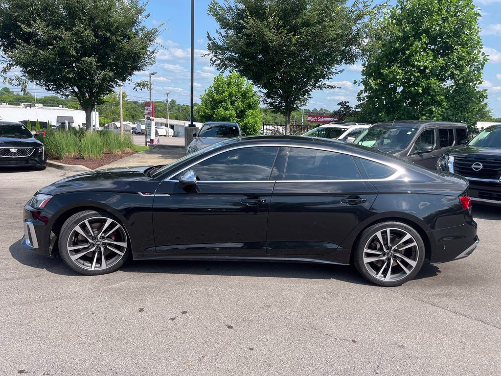 2024 Black Audi S5 Sportback Premium Plus AWD Hatchback