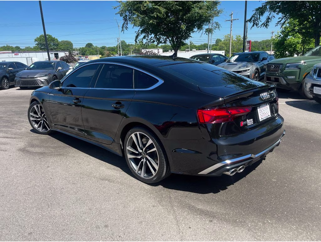 2024 Black Audi S5 Sportback Premium Plus AWD Hatchback