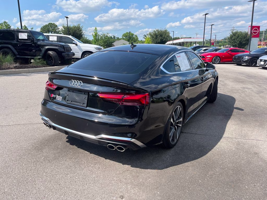 2024 Black Audi S5 Sportback Premium Plus AWD Hatchback