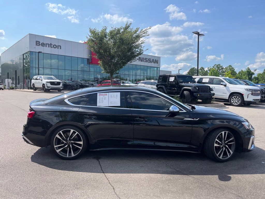2024 Black Audi S5 Sportback Premium Plus AWD Hatchback