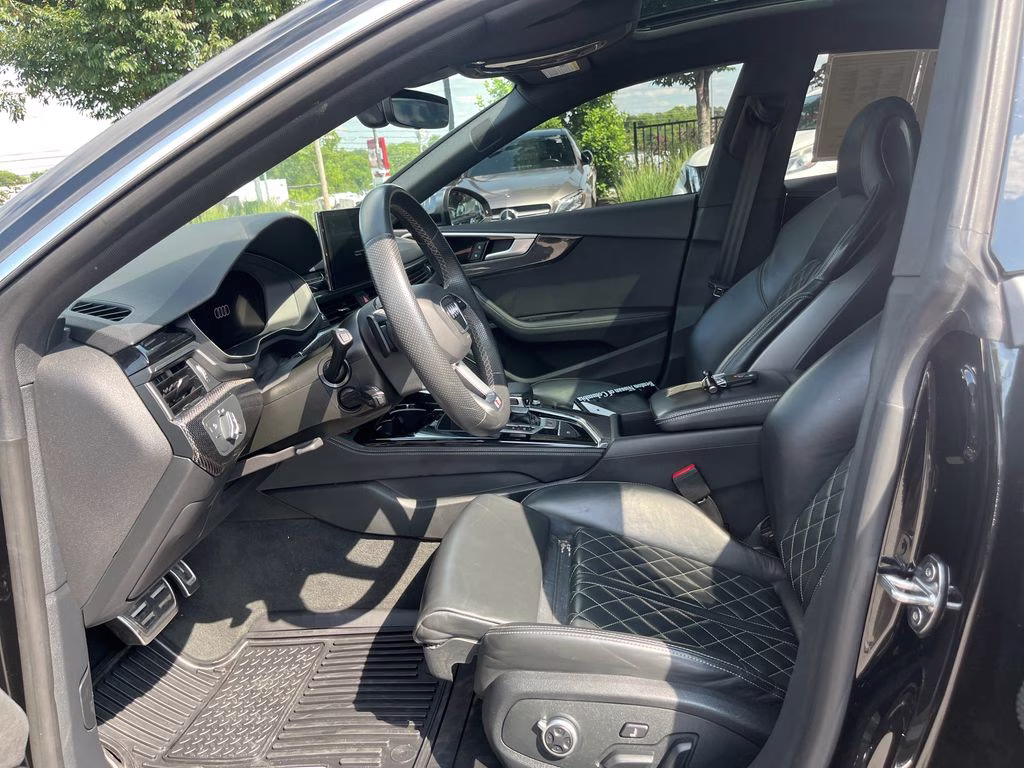2024 Black Audi S5 Sportback Premium Plus AWD Hatchback