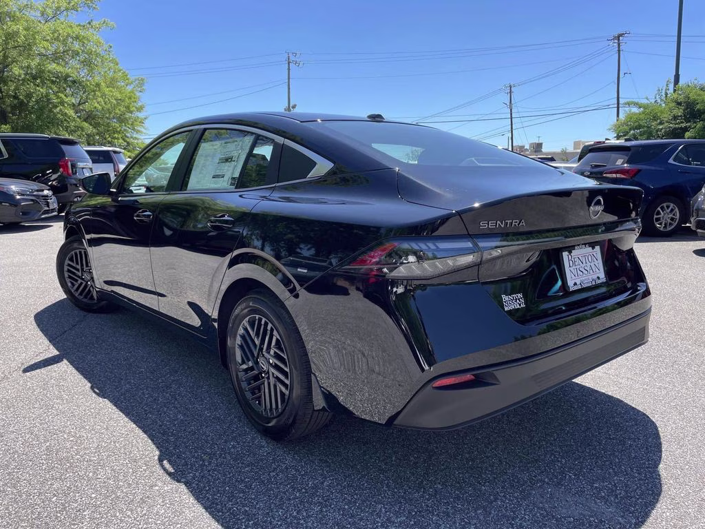 2026 Super Black Nissan Sentra SV FWD Sedan