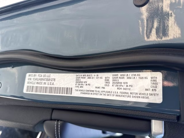 2026 Steel Blue Jeep Grand Cherokee Limited 4X4 SUV