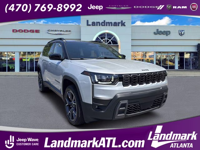 2026 Silver Zynith Clearcoat Jeep Cherokee Overland 4X4 SUV