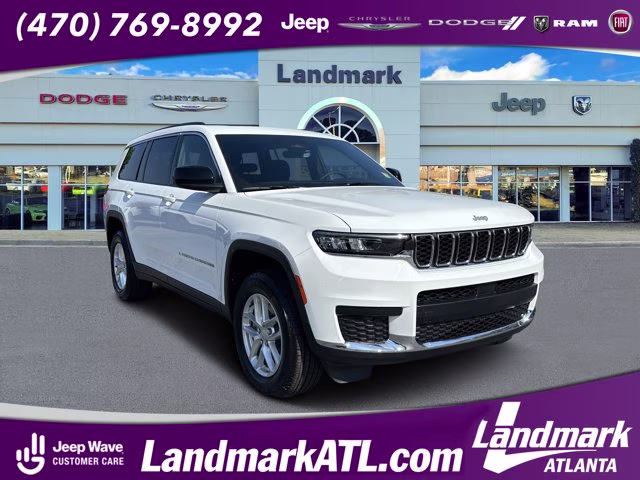 2026 Bright White Clearcoat Jeep Grand Cherokee L Laredo X RWD SUV
