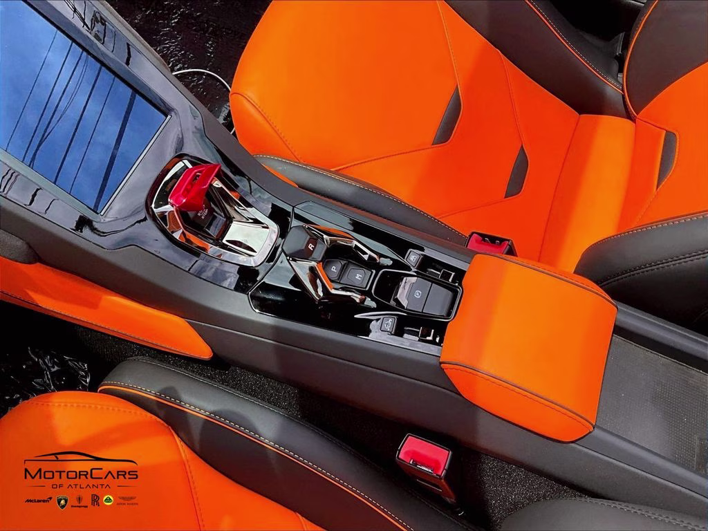 2023 Arancio Borealis Metallic Lamborghini Huracan EVO Spyder RWD Convertible