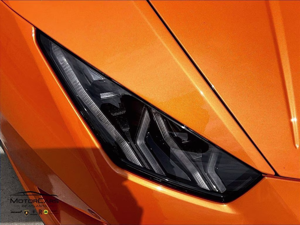 2023 Arancio Borealis Metallic Lamborghini Huracan EVO Spyder RWD Convertible