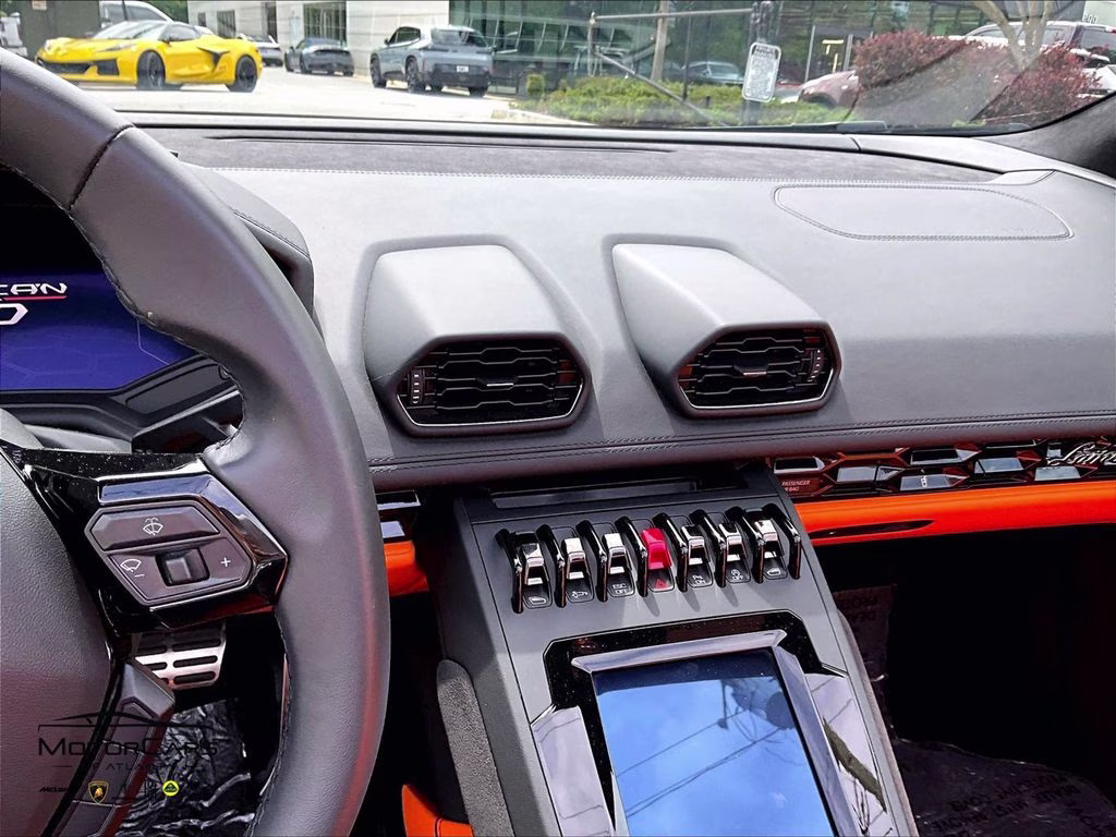 2023 Arancio Borealis Metallic Lamborghini Huracan EVO Spyder RWD Convertible