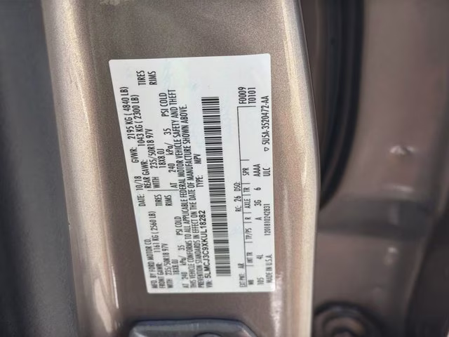 2019 Mocha Metallic Lincoln MKC Reserve FWD SUV