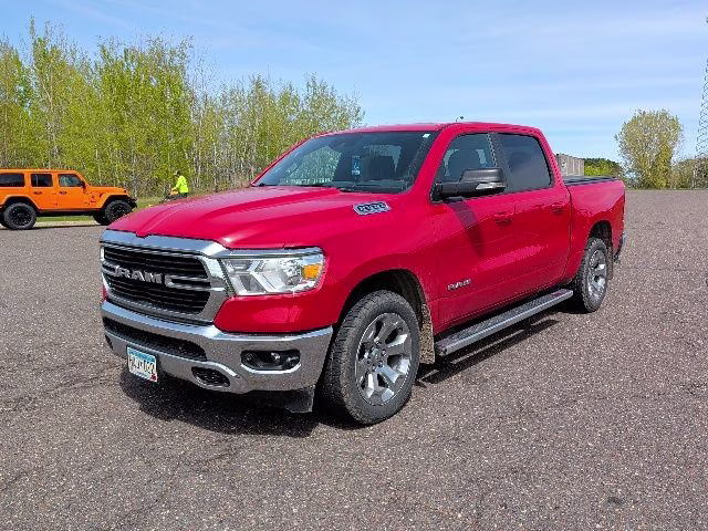 2021 Flame Red Clearcoat Ram 1500 Big Horn 4X4 Truck