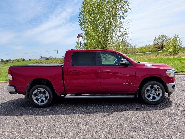 2021 Flame Red Clearcoat Ram 1500 Big Horn 4X4 Truck