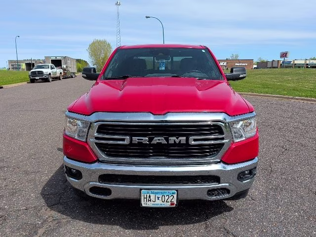 2021 Flame Red Clearcoat Ram 1500 Big Horn 4X4 Truck