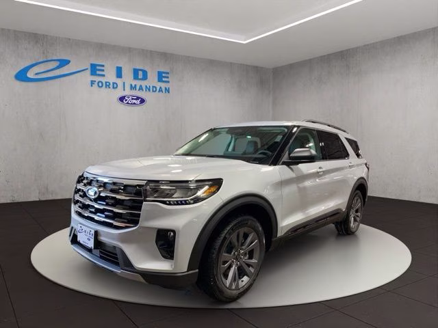 2026 Space White Metallic Ford Explorer Active 4X4 SUV