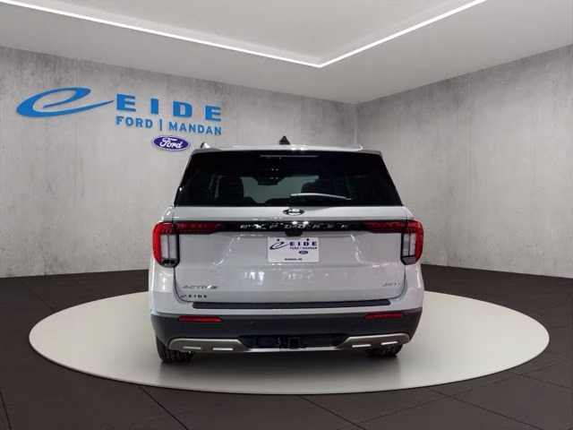 2026 Space White Metallic Ford Explorer Active 4X4 SUV